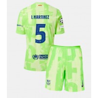 Camisa de time de futebol Barcelona Inigo Martinez #5 Replicas 3º Equipamento Infantil 2024-25 Manga Curta (+ Calças curtas)